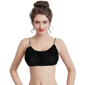Box of 10 Disposable Full Coverage non See-through Bras Shoulder Loops